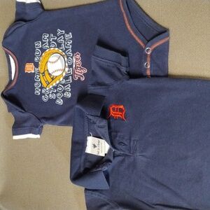 2 Detroit Tiger onesies